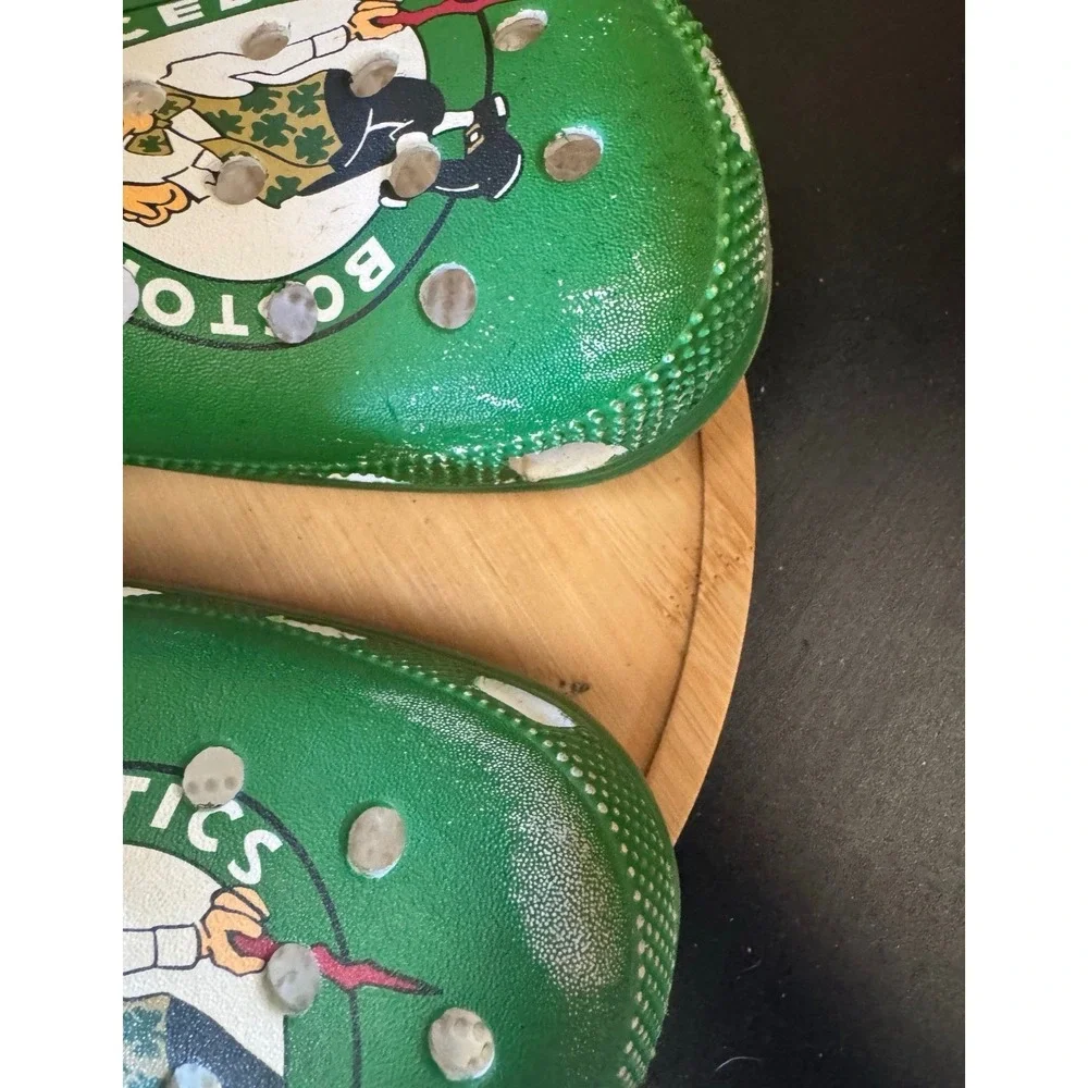Crocs NBA Boston Celtics Clogs Men's 9‎ W 11 Green Basketball Few Scuffs